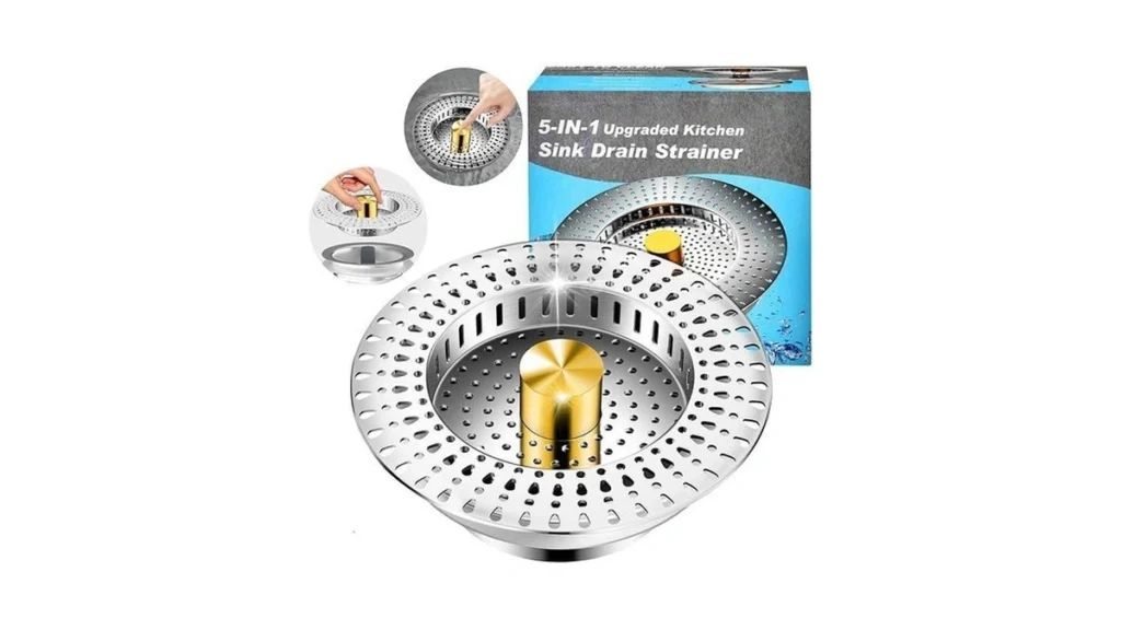 Kitchen Sink Drain Strainer 18 8 Stainless Steel... - Coupon
