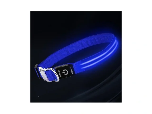 Led Dog Collar With Metal Buckle – Usb Rechargeable… – Coupon