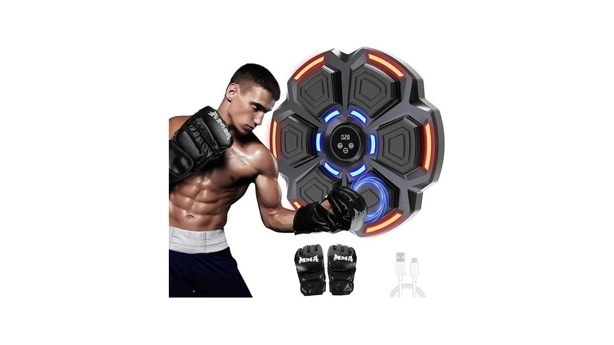 Music Boxing Punching Machine For Adults - 9 Modes... - Coupon