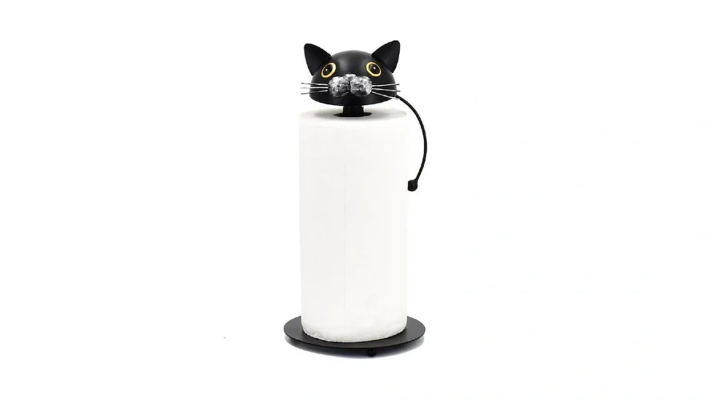 Wdlfcgc Paper Towel Holder - Black Cat Paper Towel... - Coupon