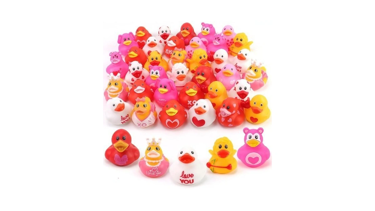 36pc Valentines Day Rubber Ducks - Funny Jeeps... - Coupon