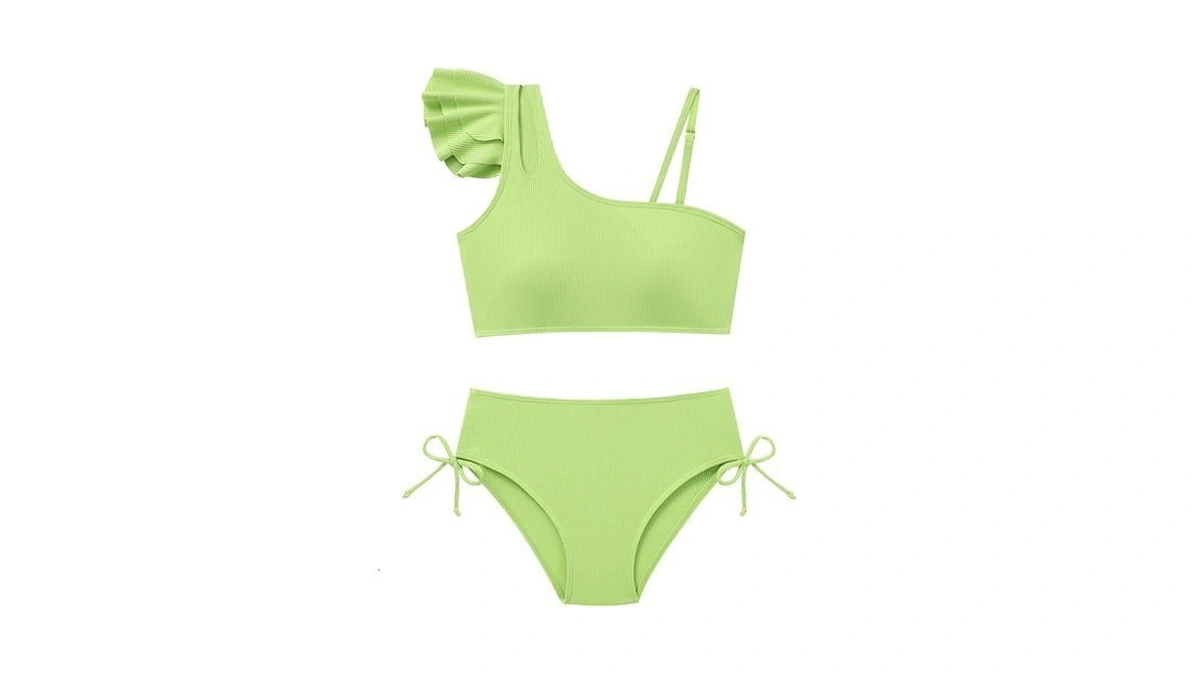 Girls Two Piece Swimsuits Swimming Suit Bathing... - Coupon