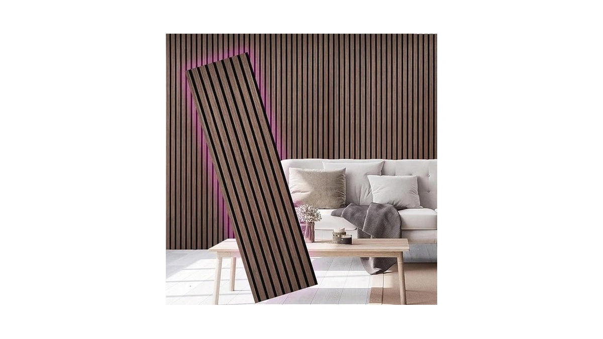 E-hao 2 Piece Wood Slat Acoustic Panels For Stylish... - Coupon