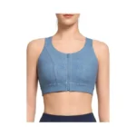Yvette Zip Front Sports Bras For Women High Impact... - Coupon