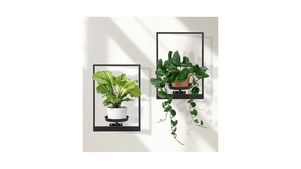 Storenization Wall Plant Holder Floating Shelves... - Coupon