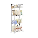 Spacekeeper Acrylic Rolling Storage Cart 4 Tier... - Coupon