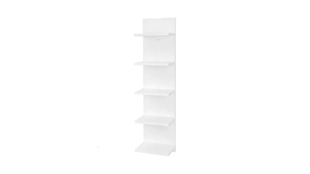 Niubest Wooden 5 Tier Wall Shelf Vertical Column... - Coupon