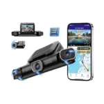Azdome 360 4 Channel Dash Cam Front And Rear Inside... - Coupon