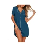 Ekouaer Womens Nightgown Button Down Sleepshirts... - Coupon