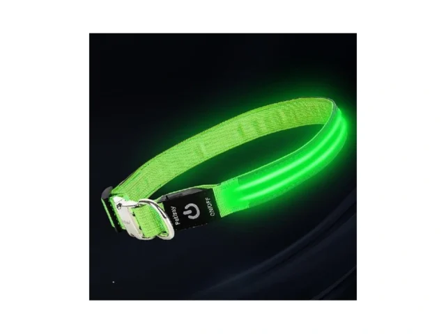 Led Dog Collar With Metal Buckle – Usb Rechargeable… – Coupon