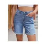 Vetinee Womens Shorts Casual High Waisted Jean... - Coupon