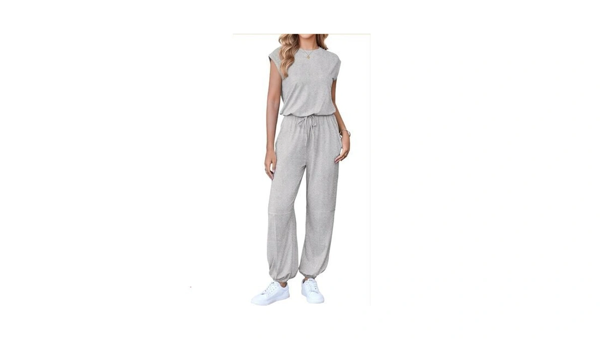 Ekouaer Womens Jumpsuits Casual One Piece Summer... - Coupon