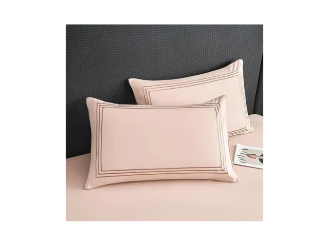 Dcsky Queen Pillow Cases Set Of 2 – Grey Striped… – Coupon