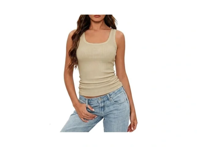 Mapick Tank Tops For Women Ribbed Knit Camisole… – Coupon