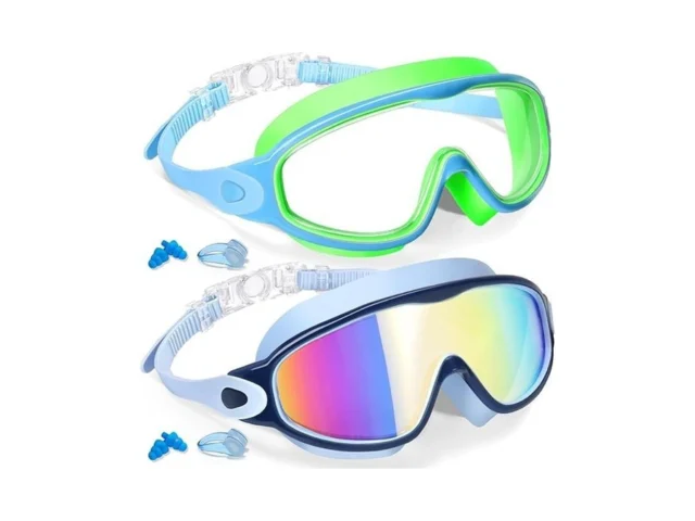 Keary 2 Pack Swim Goggles For Kids 6-14 8-14 Kids… – Coupon