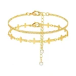 Poxtex Gold Cross Bracelets For Women Gold Jewelry... - Coupon