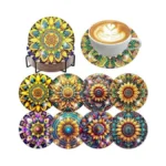 Mrpwnle 8pcs Diamond Art Coasters Kits Mandala... - Coupon