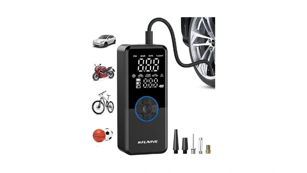 Tire Inflator Portable Air Compressor 150psi Faster... - Coupon