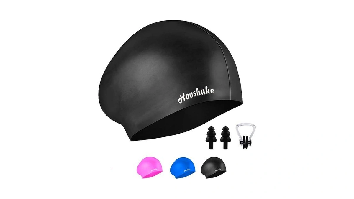 Swimming Cap Silicone Swim Cap Suitable For Women... - Coupon