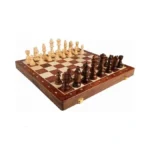15 Walnut Chess Set With Storage Board For Adults... - Coupon
