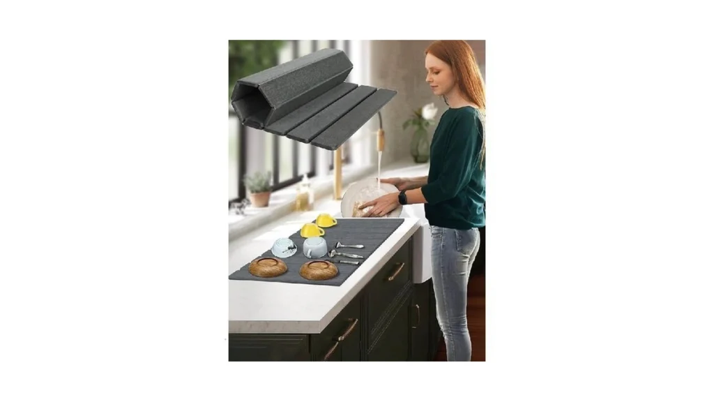 Large Stone Dish Drying Mat For Kitchen Counter... - Coupon