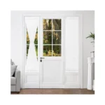 Homeideas Side Door Window Curtains With Rod Pocket... - Coupon