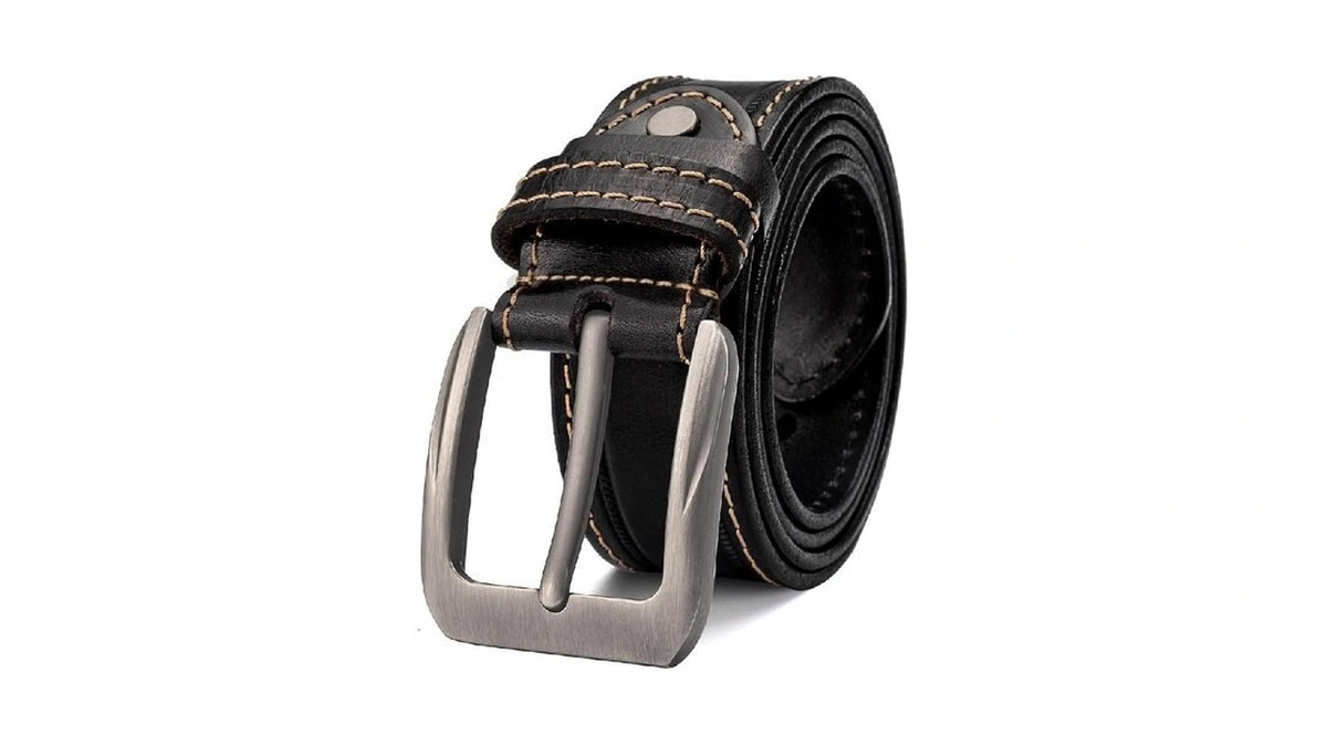 Holmanse Italian Full Grain Leather Belt For Men... - Coupon
