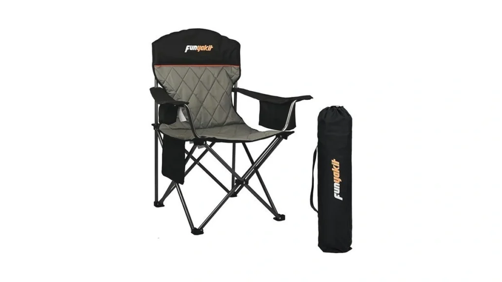 Funyakit Camping Chairs Portable Chair Folding... - Coupon