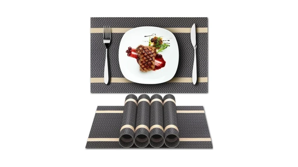 Hoomil Placemats Set Of 6 Heat Resistant Up To 194... - Coupon