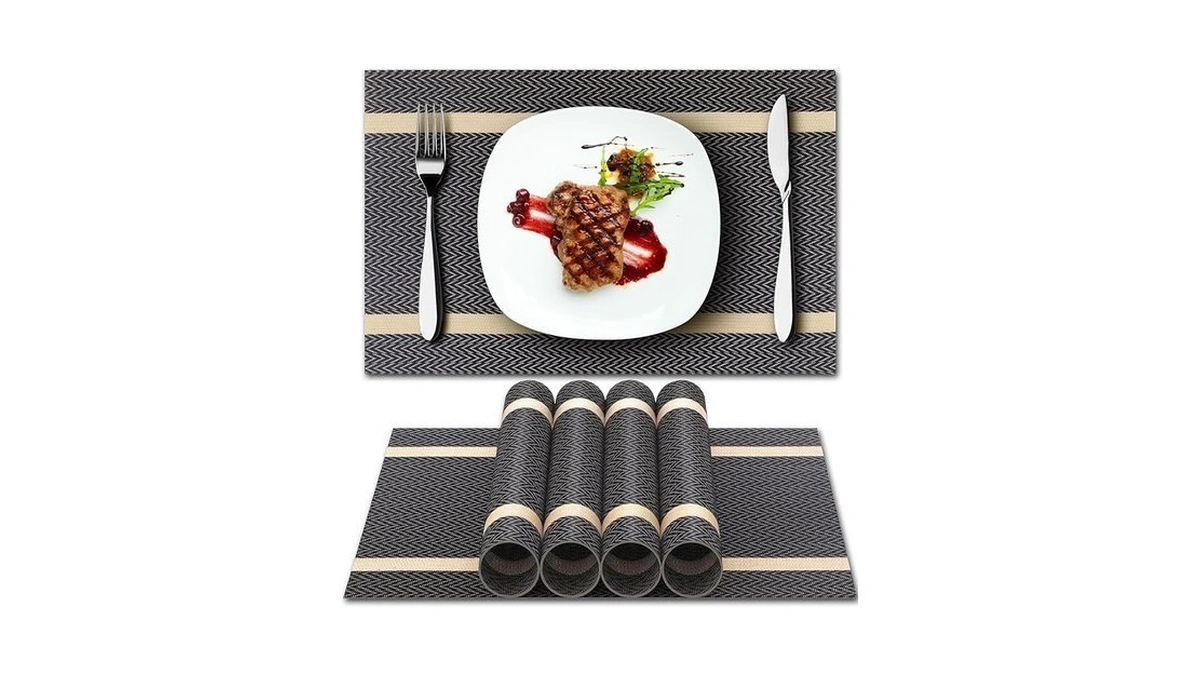 Hoomil Placemats Set Of 6 Heat Resistant Up To 194... - Coupon