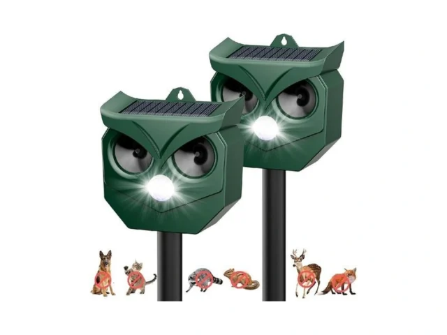2pack Ultrasonic Animal Repeller With Led Strobe… – Coupon