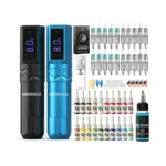 Wormhole Tattoo Kit Wireless Tattoo Gun Kit 2pcs... - Coupon