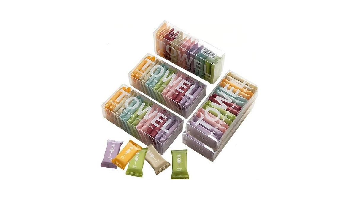 Lmminbz 70 Pcs Disposable Compressed Towels... - Coupon