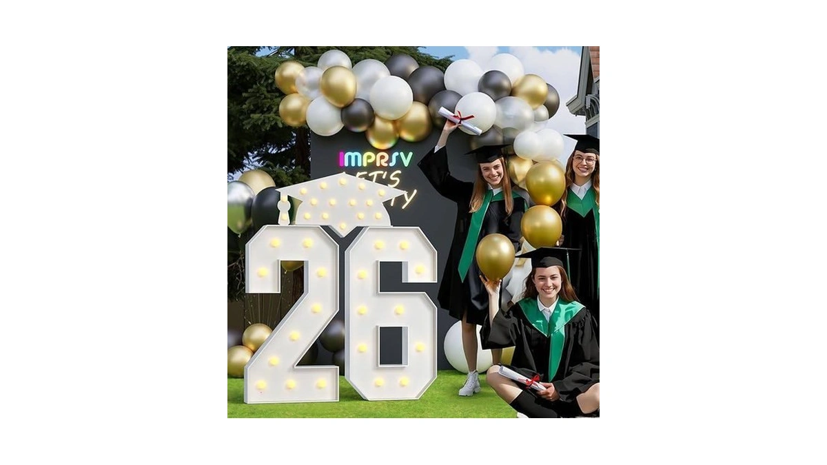 Graduation Decorations Class Of 2026 4ft Marquee... - Coupon