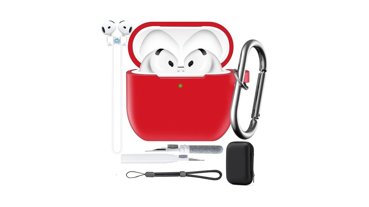 Cute Cover For Airpods 4 Case Silicone Protective... - Coupon