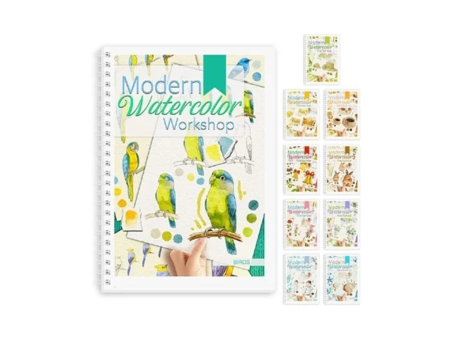 Watercolor Workbook Watercolor Workbook Paint Book… – Coupon
