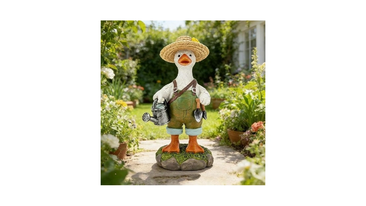 Swaite Goose Garden Statues 9 6 Inch Whimsical... - Coupon