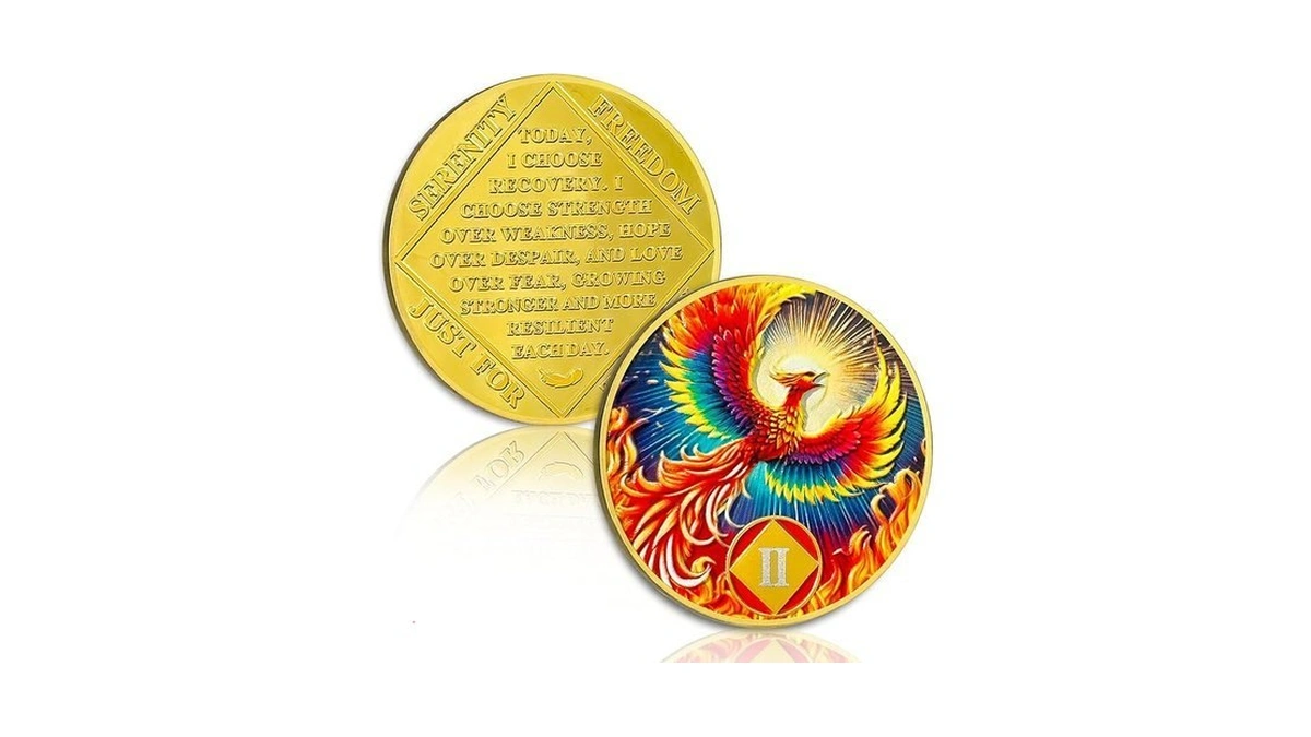 Phoenix Of Light 2 Year Sobriety Coin Phoenix Na... - Coupon