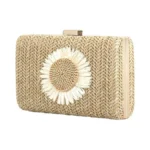 Cckuu Summer Straw Clutch Purses For Women Raffia... - Coupon