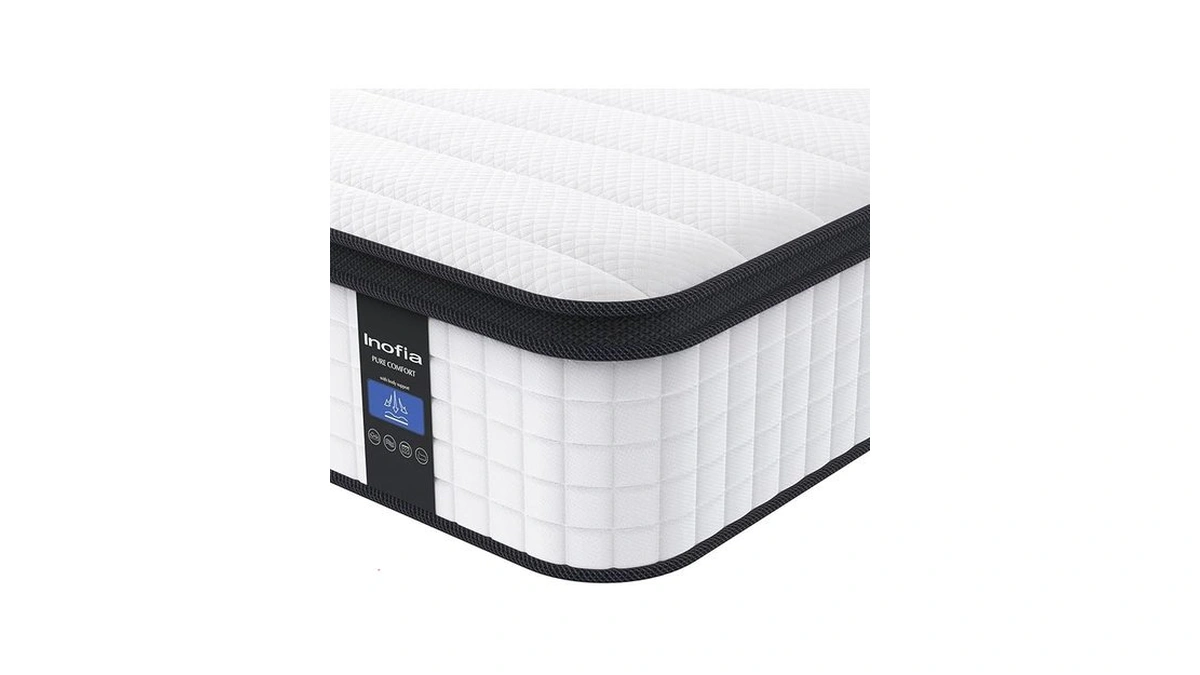 Inofia Twin Size Mattress 14 Inch Hybrid Twin... - Coupon