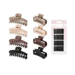 Mia Klein Hair Clips Set 8 Matte Non-slip Claw... - Coupon
