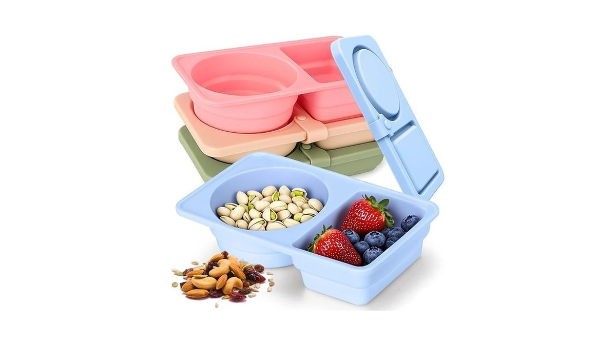 Mity Rain Silicone Reusable Snack Containers With... - Coupon