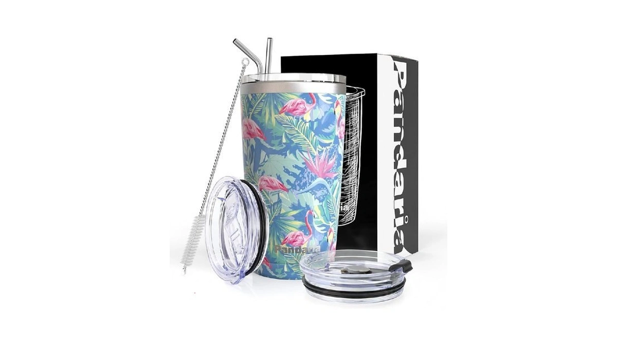 20 Oz Stainless Steel Vacuum Insulated Tumbler With... - Coupon