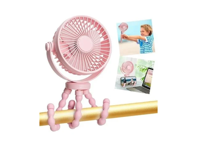 Snawowo Mini Portable Stroller Fan 3000mah Battery… – Coupon