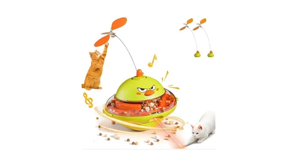Hooroor 4-in-1 Automatic Cat Toy Gift For Cat... - Coupon