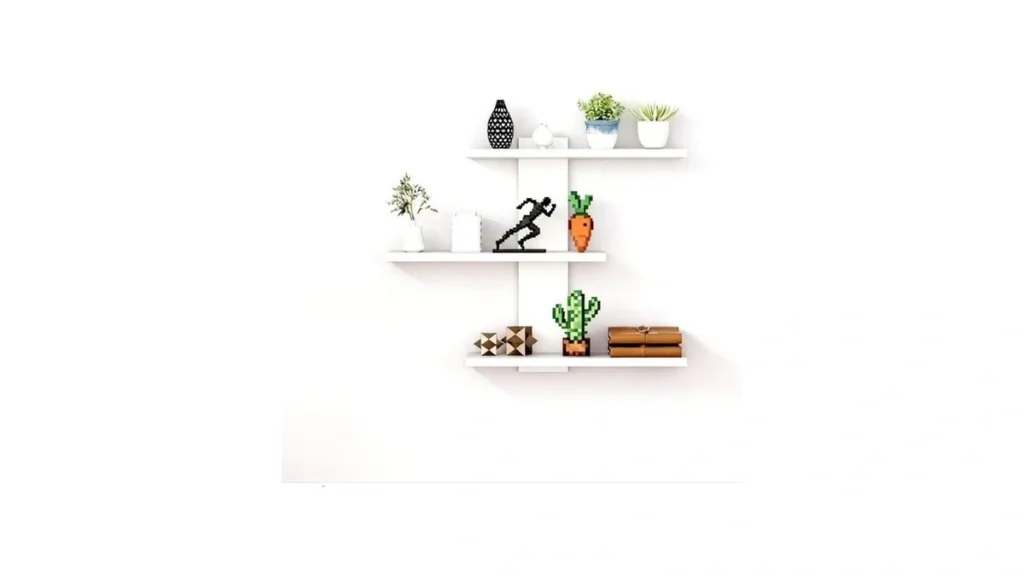 Frawenleco No Drilling 3 Tier Wall Shelf Unit... - Coupon