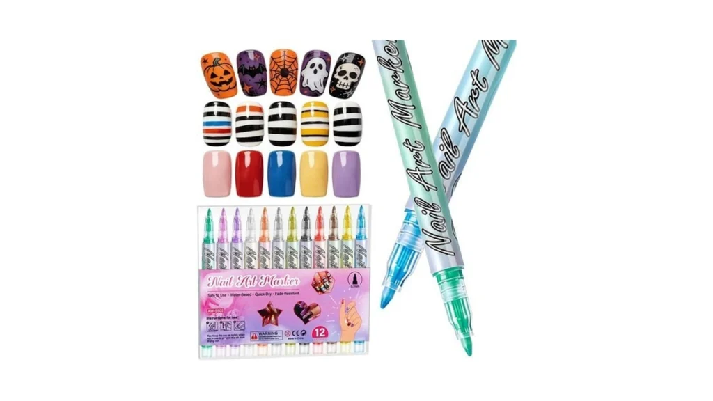 Watofun 0 7mm Nail Art Pens Set 12 Colors Nail Art... - Coupon