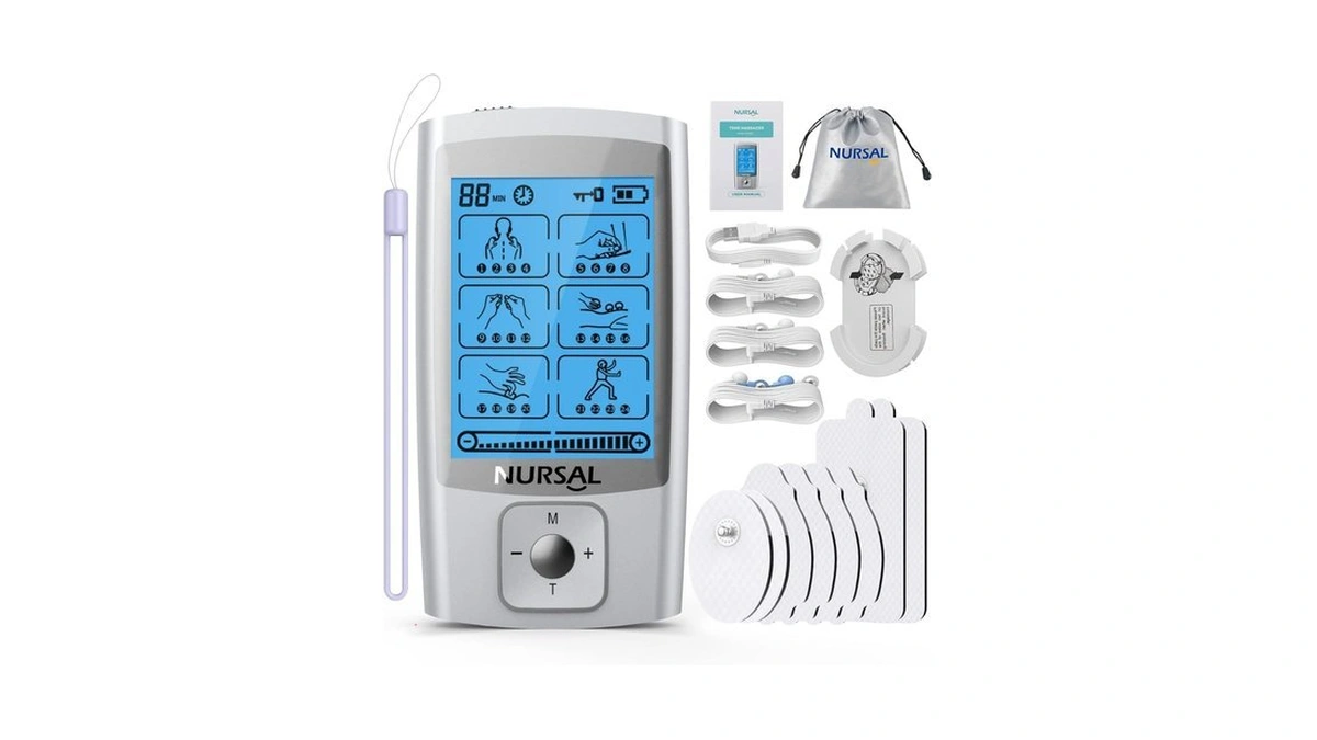 Nursal 24 Modes Tens Unit Muscle Stimulator With... - Coupon