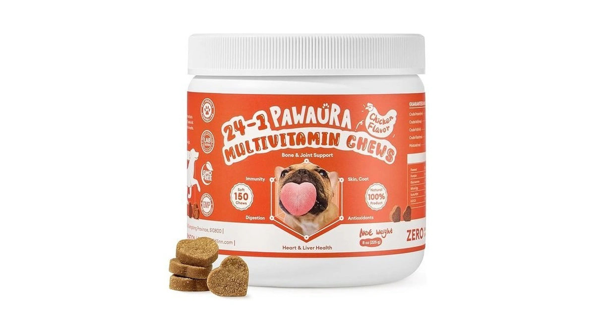 Pawaura 24-in-1 Multivitamin Dog Supplement 150... - Coupon