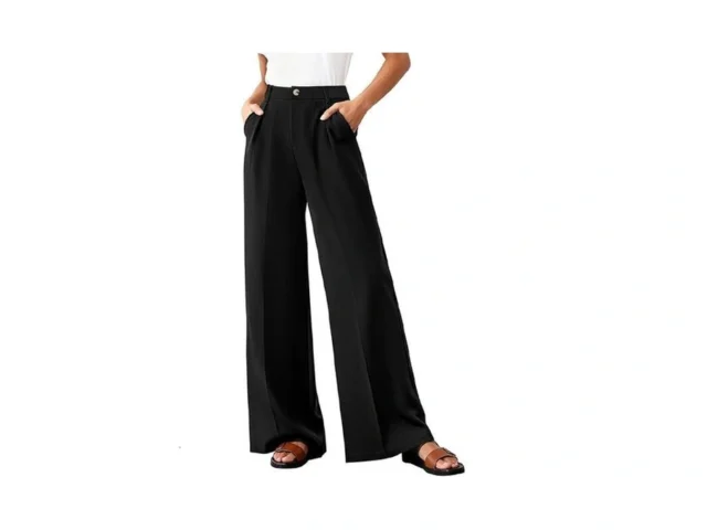 Btfbm Wide Leg Pants Woman 2026 High Waisted Button… – Coupon
